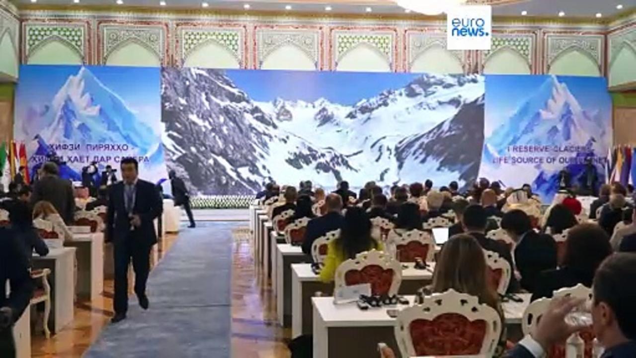 Tajikistan's president calls for global effort to preserve glaciers as melting accelerates