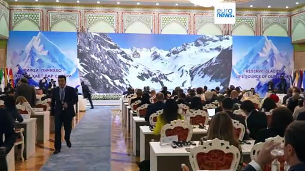 Tajikistan's president calls for global effort to preserve glaciers as melting accelerates