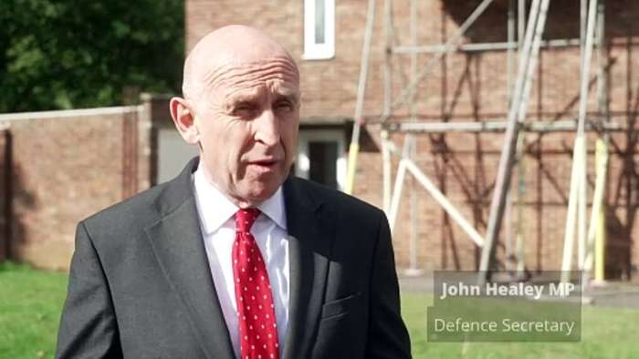 Healey announces £1.5bn in extra funding for military homes