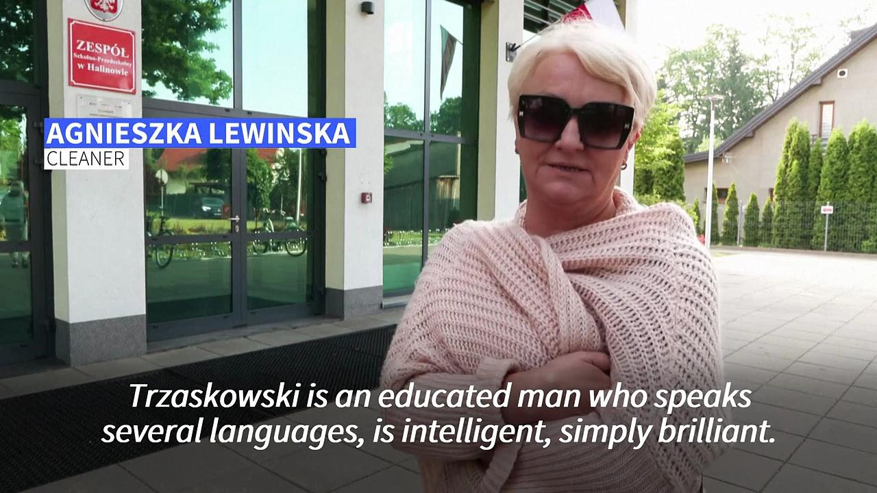 Divided Poles cast their votes in a tight presidential election
