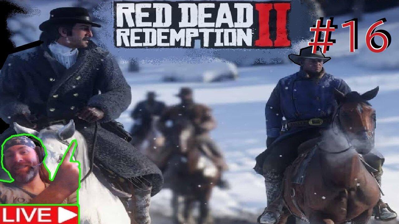 Red Dead Redemption II part #16 story-mode playthrough (livestream) live