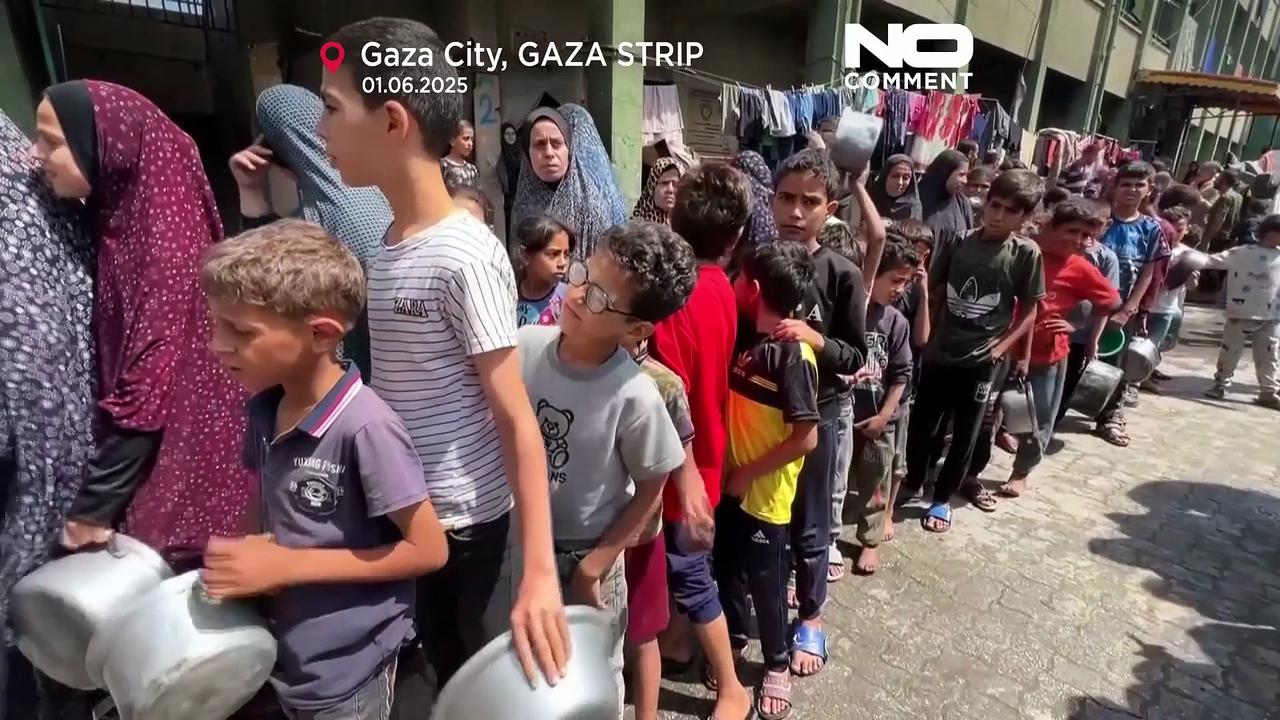 Queues for food grow in Gaza amid spiralling hunger