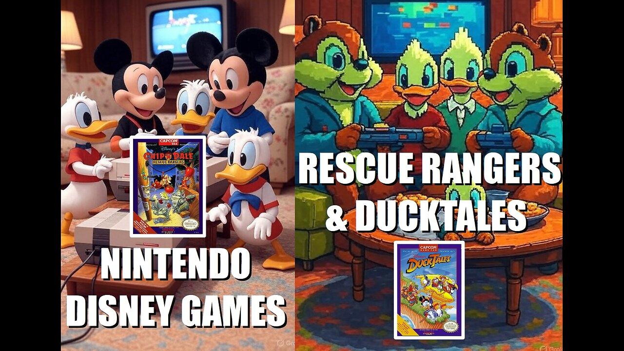 Retro Disney Nintendo Games: Chill & Chat with BrightGaming playing Rescue Rangers & DuckTales