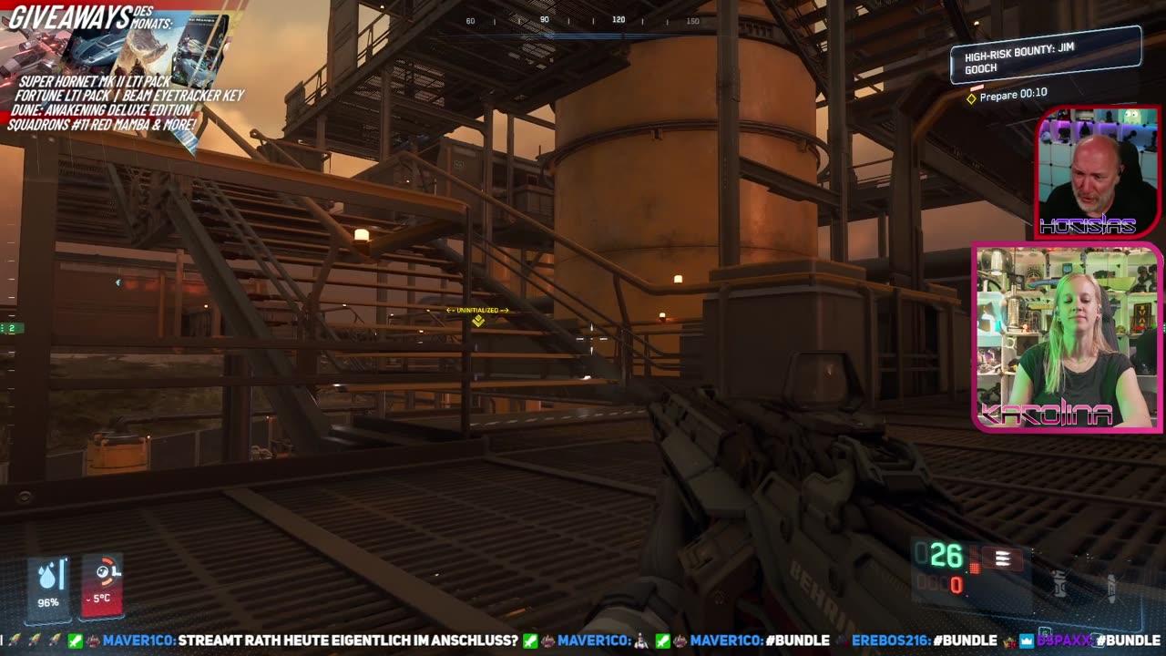 🔴 Karolina&Horistas machen das Verse unsicher 🔴 !SOLR !Giveaway Thrustmaster SOL-R 2 | Drake Golem LTI & mehr