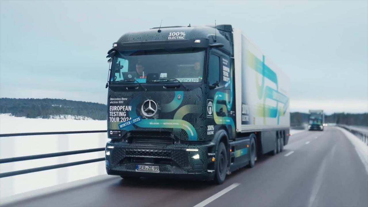 Mercedes-Benz eActros 600 - 2025 Winter Testing