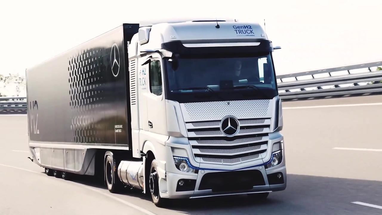 Daimler Truck tested fuel-cell truck with liquid hydrogen