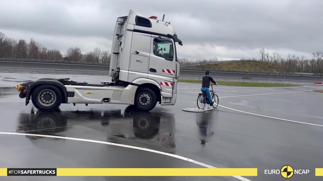 Euro NCAP reveals details of the first ever heavy truck Safety Rating tests @ NCAP24