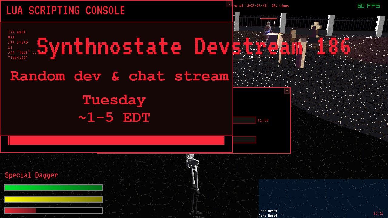 Synthnostate Devstream 186 - random dev & chat stream