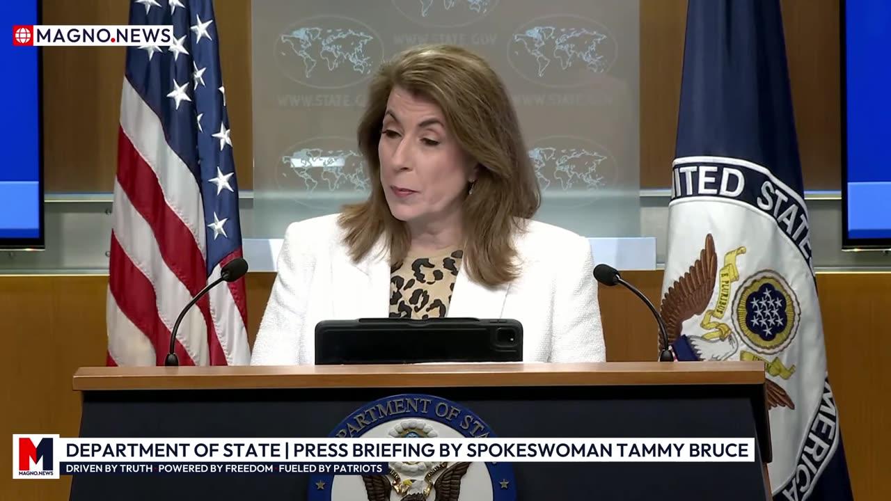 🇺🇸 Department of State | Spokeswoman Tammy Bruce Updates on Secretary Marco Rubio Agenda [LIVE]