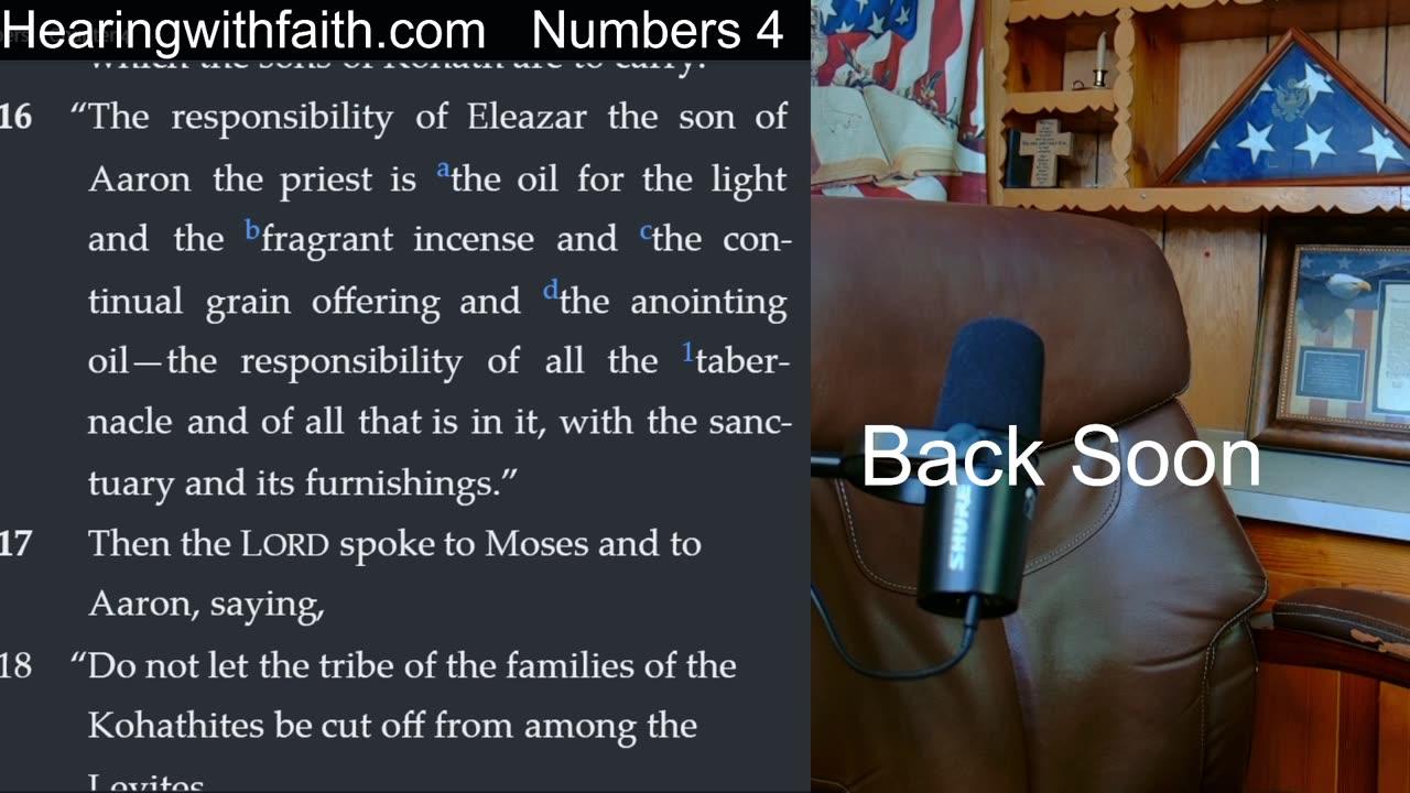 Numbers 4: Serving with Reverence. The Levites’ Calling