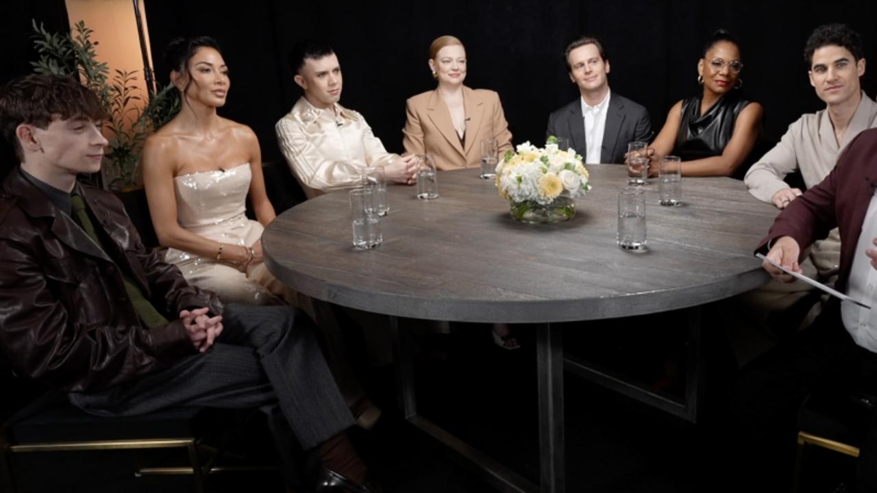 Audra McDonald, Cole Escola, Darren Criss, Jonathan Groff, Louis McCartney, Nicole Scherzinger and Sarah Snook at the THR Tonys
