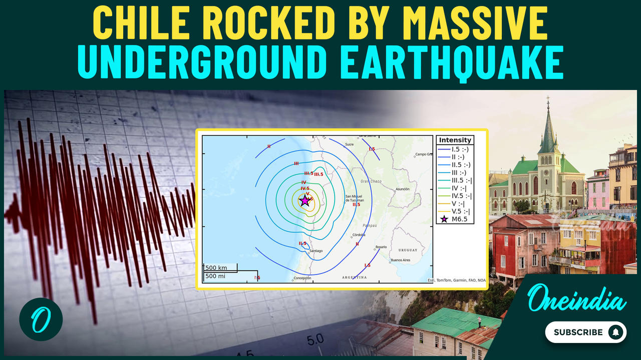 6.6 Magnitude Earthquake Strikes Northern Chile, Shockwaves Originate At 104 Km Beneath Surface