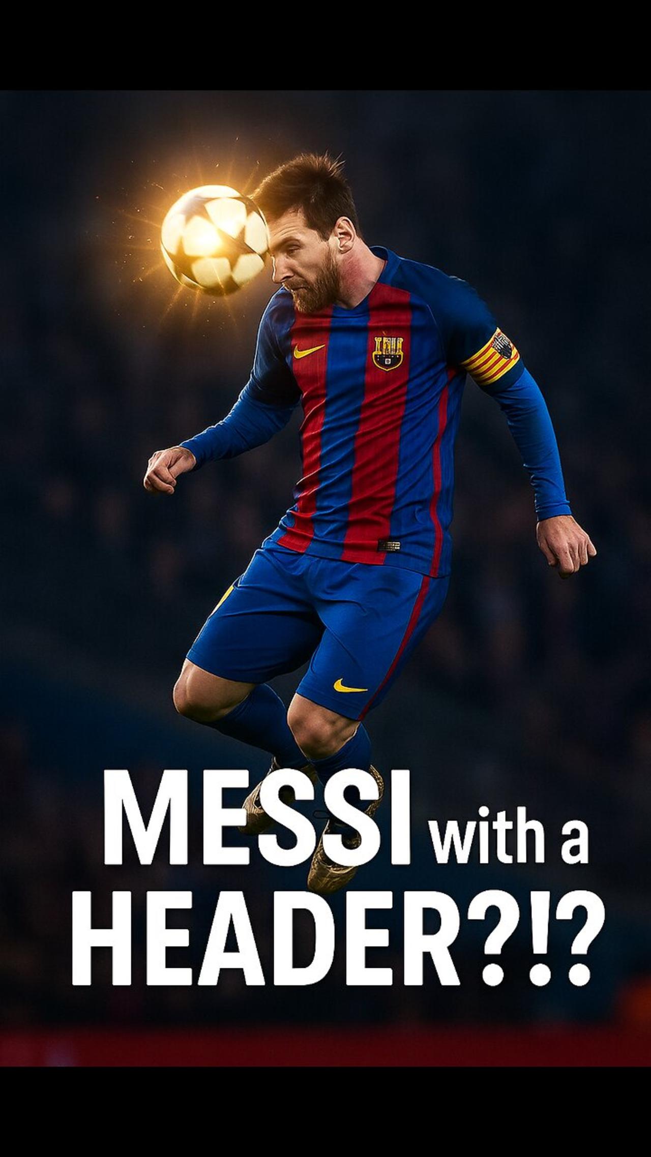 Messi Header Goals for Barcelona – 6 Moments You Won’t Believe 😱 | #shorts