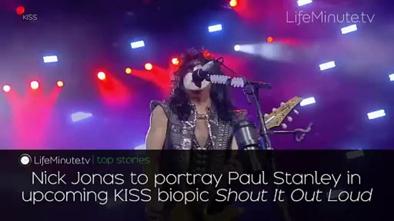 Nick Jonas to Play Paul Stanley in KISS Biopic, Saoirse Ronan Stars in Talking Heads 'Psycho Killer' 50TH Anniversary Music Vide