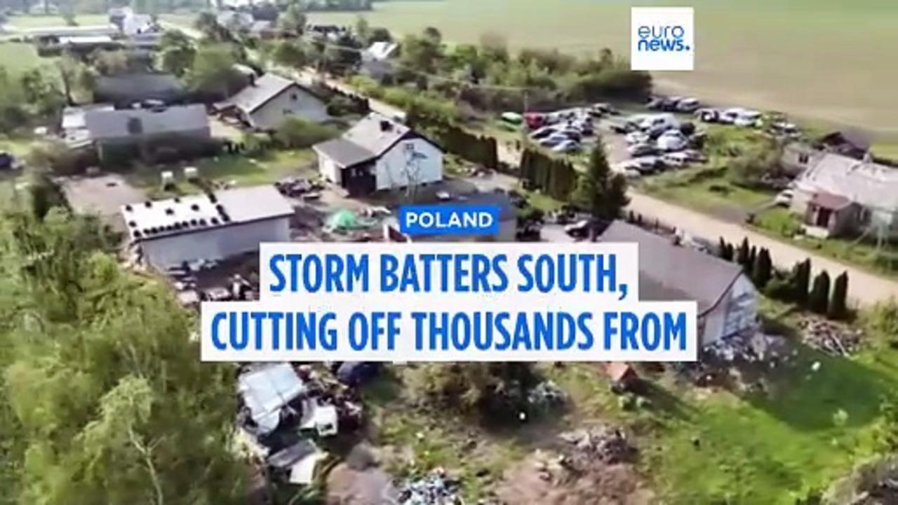Several thousands in Poland's south cut off from electricity after severe storms