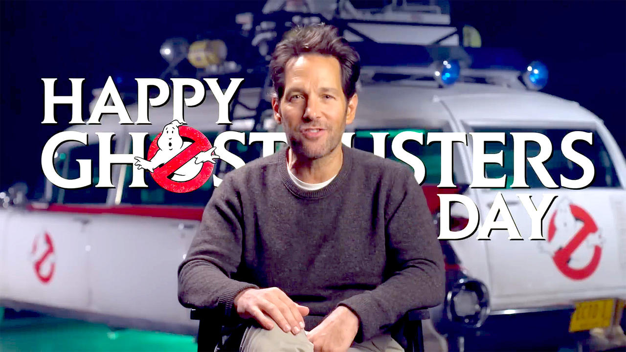 Paul Rudd Kicks Off Ghostbusters Day with a Slime-Worthy Shoutout