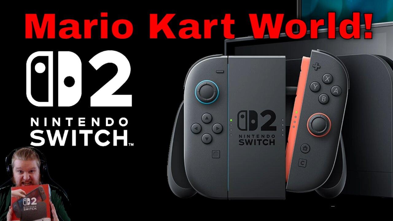 Nintendo Switch 2 Live Mario Kart World! (Lets Check Out The New Switch!!)