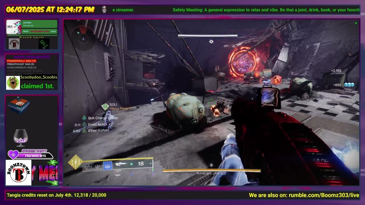 Destiny 2: 6-7-25 Hydroponics Delta is the Lost Sector. Arc/Strand Surge.