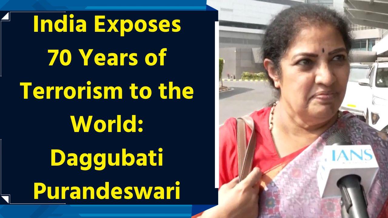 India Exposes 70 Years of Terrorism to the World: Daggubati Purandeswari