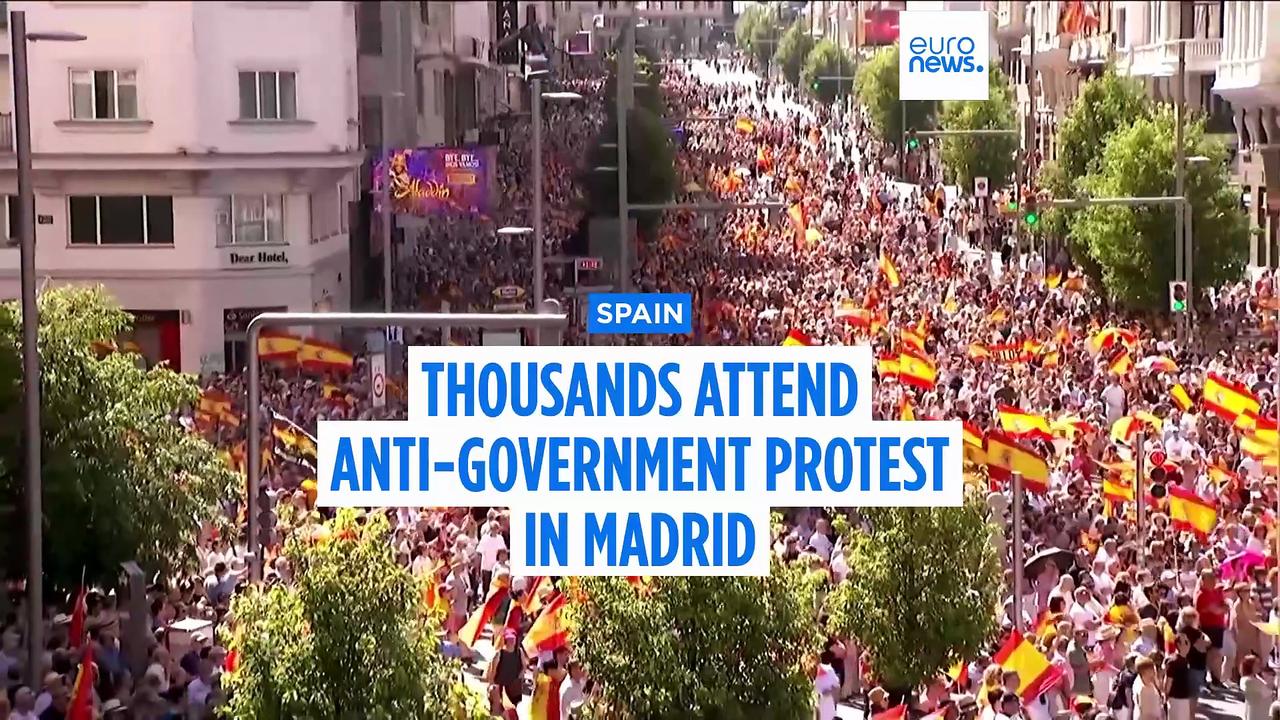 Massive demonstration against Spanish government: Feijóo calls on Sánchez to call elections