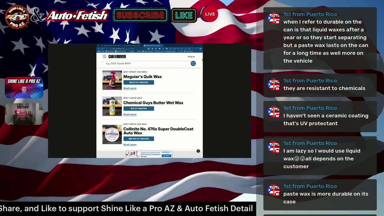 🔴 Live with Shine Like a Pro AZ & Auto Fetish Detail