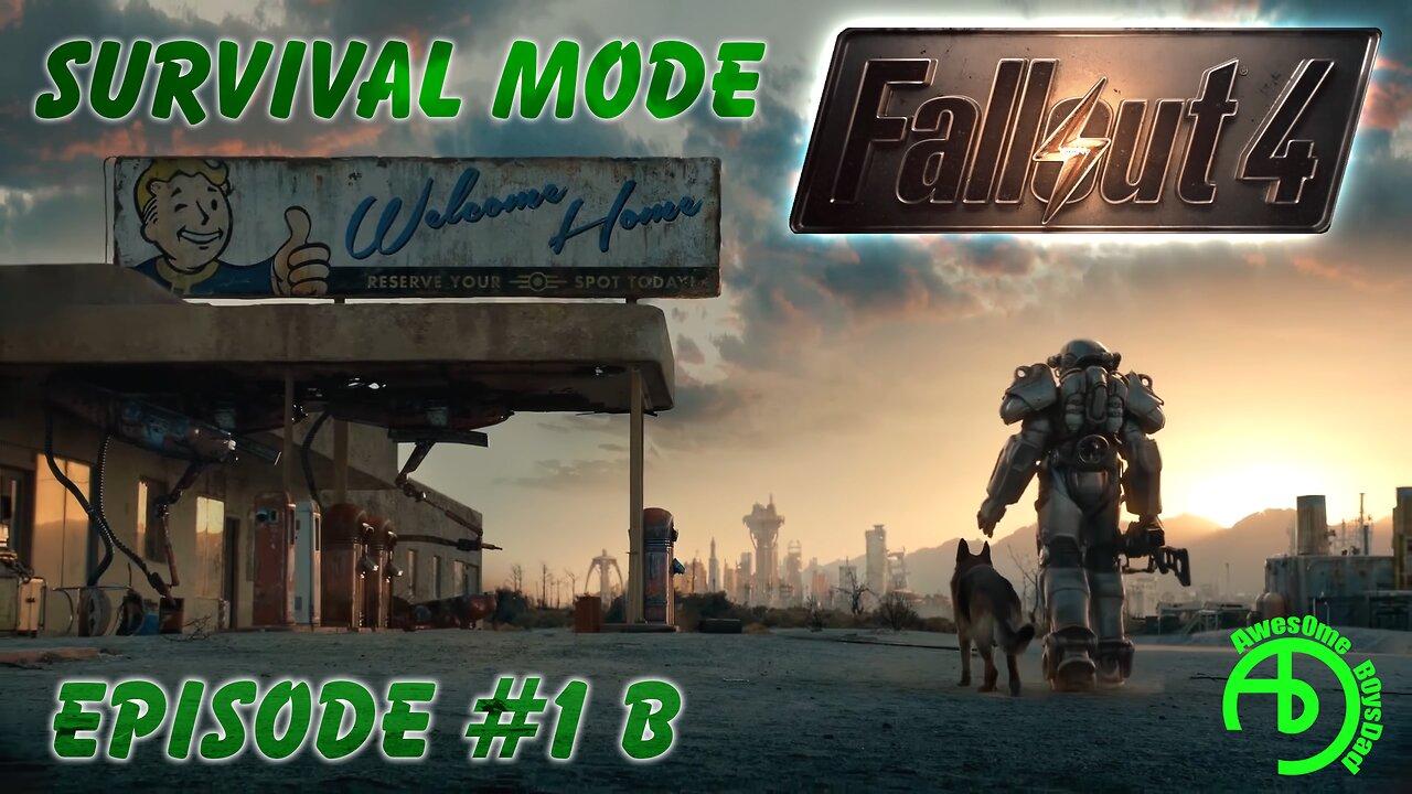 FALLOUT 4 EP#1B | Settlement Building | Survival Mode | 2k | All DLCs