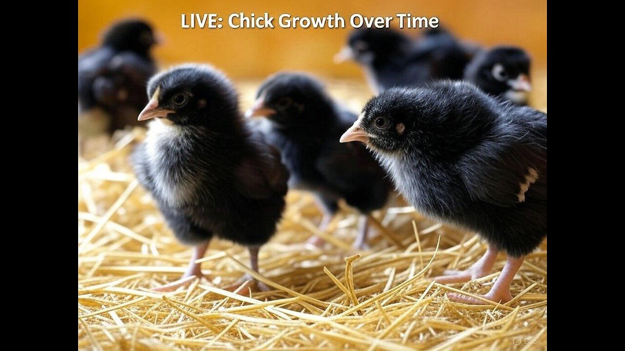 LIVE: Baby Chick Growth Journey Day 25