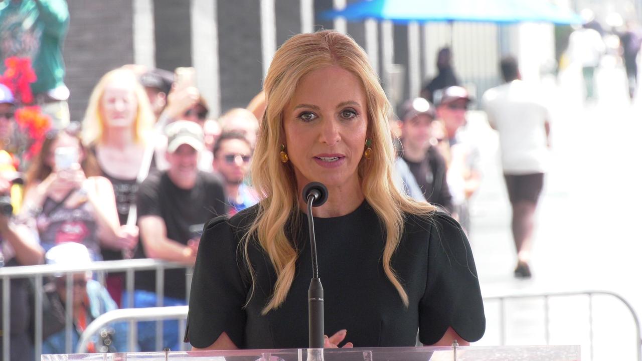 Sarah Michelle Gellar's speech at Christian Slater's Hollywood Walk of Fame star unveiling ceremony