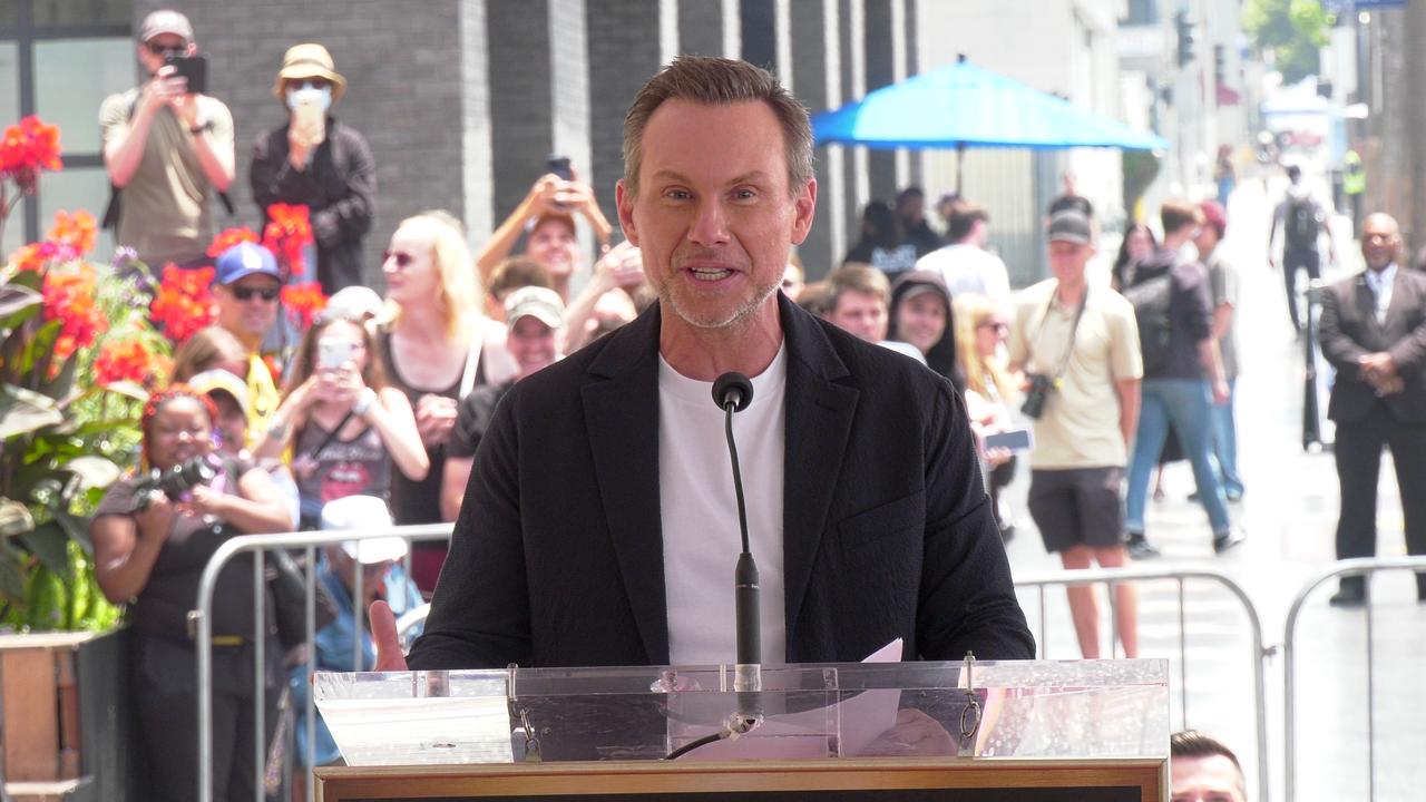 Christian Slater's speech at his Hollywood Walk of Fame star unveiling ceremony