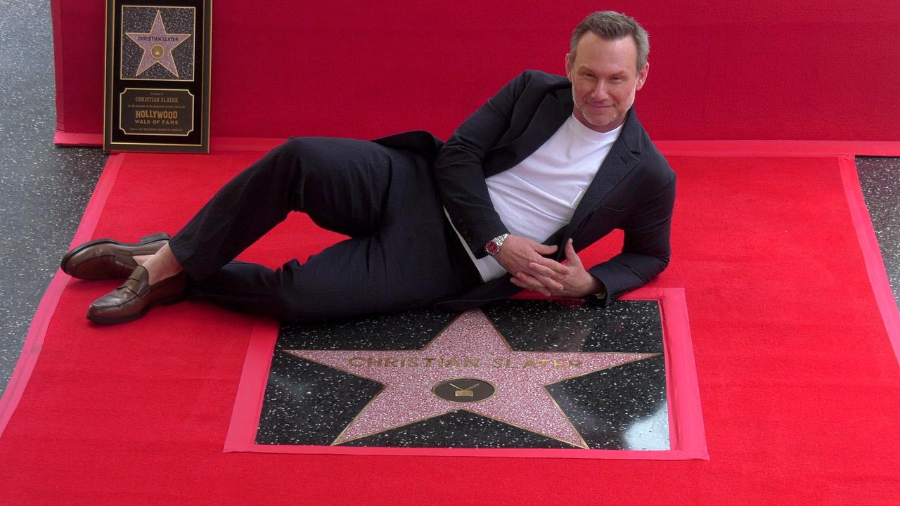 Christian Slater honored with star on the Hollywood Walk of Fame