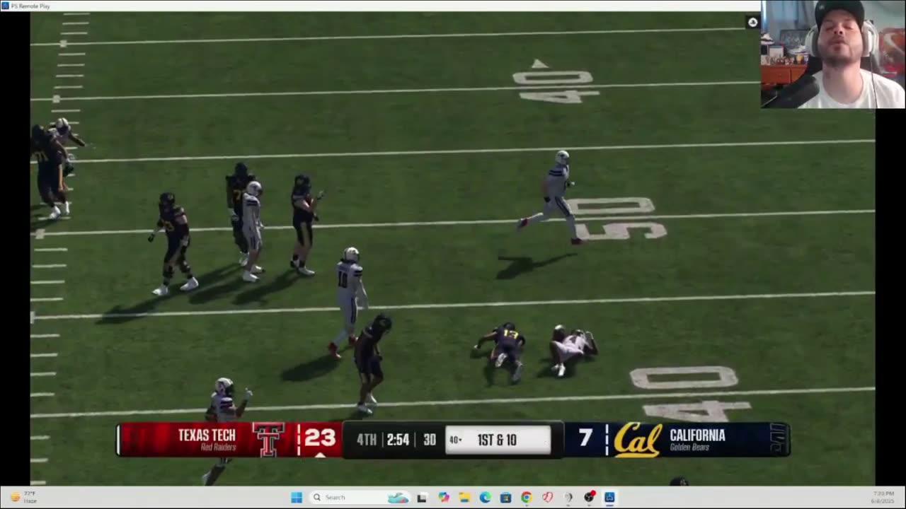 College Football stream.
