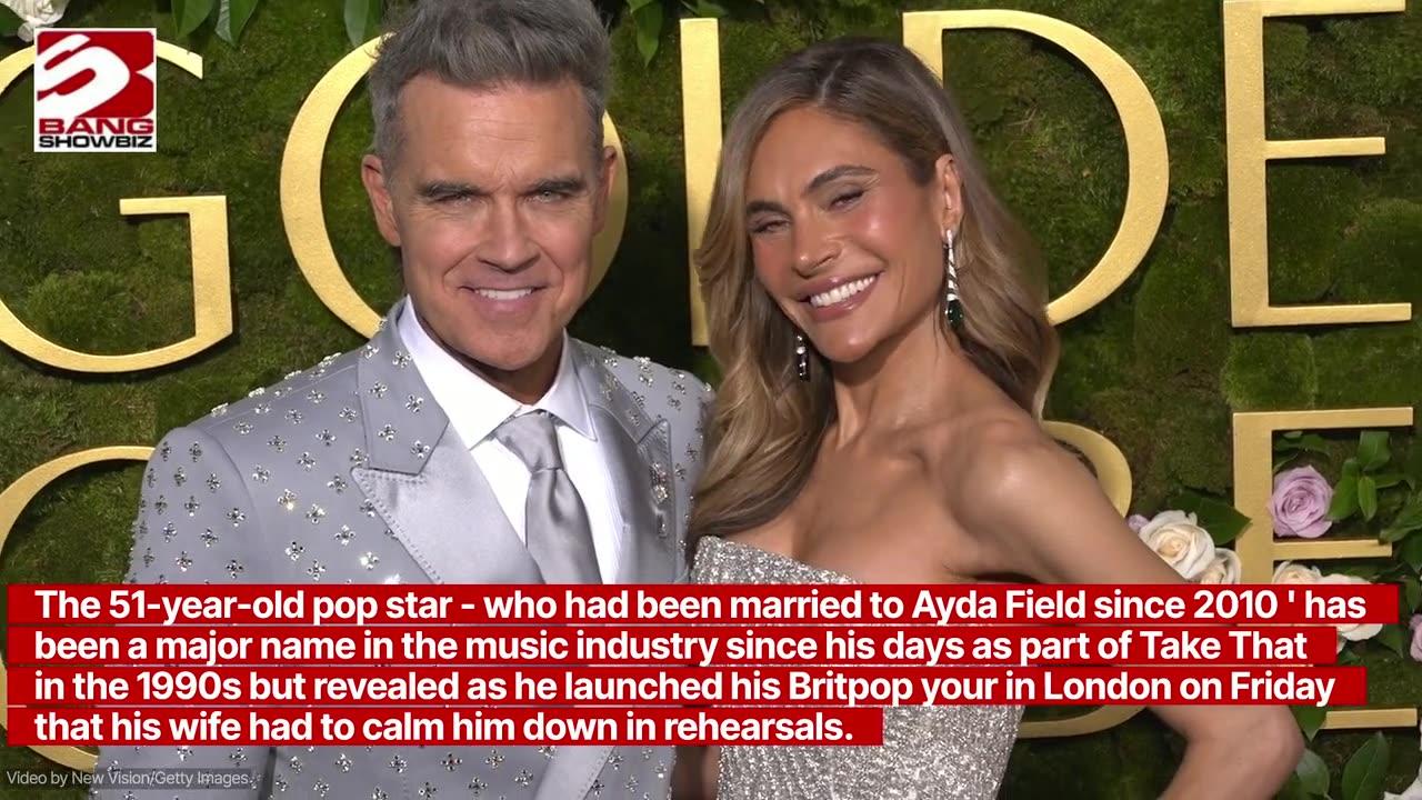 Robbie Williams felt 'anxious ' before going on stage but developed new 'perspective' on fame