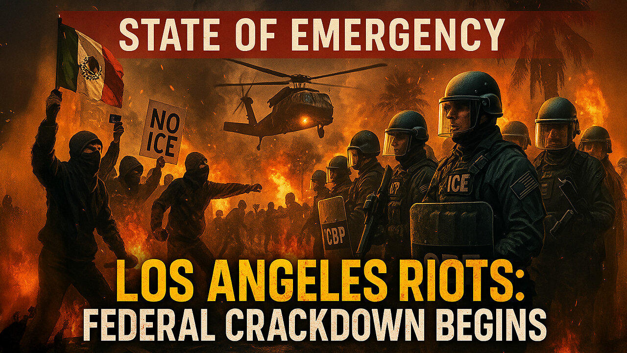 Los Angeles RIOTS Erupt Over ICE Raids | Trump Sends National Guard | CBP, FBI Clash with Protesters