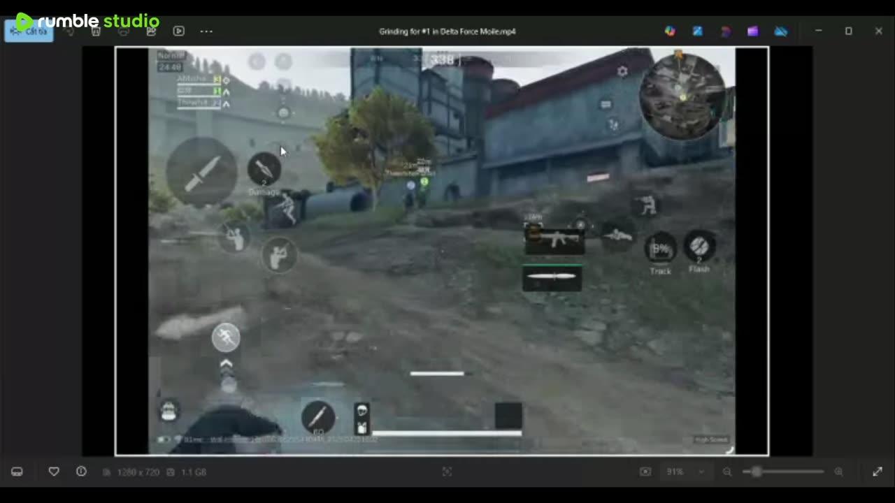Grinding for #1 in Delta Force Moile LIVE
