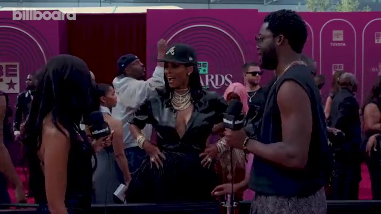 Ciara Talks 'Ecstasy' Remix With Normani & Teyana Taylor, Her 'Honey' Remix, Receiving Avant-Garde Award & More | BET Awards 202