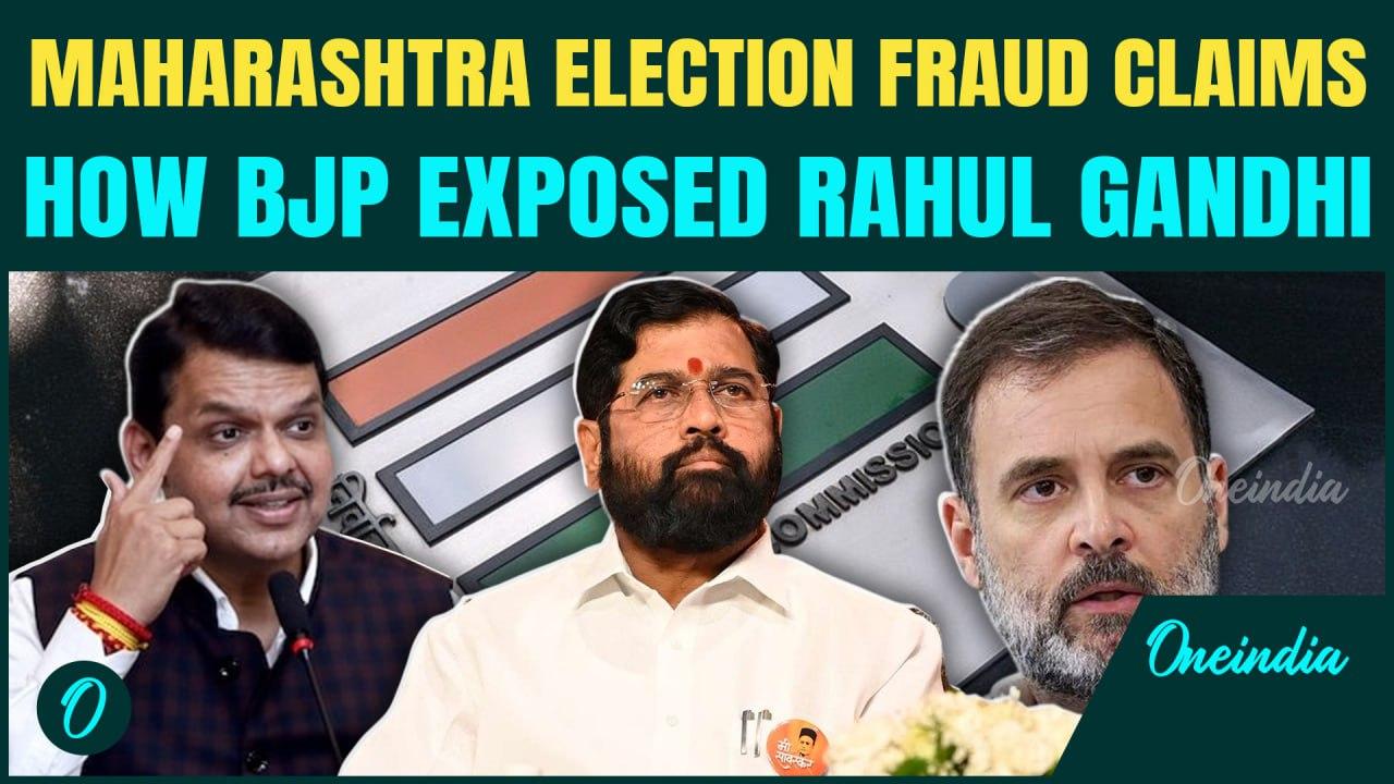 Election Fraud Claims: BJP exposes Rahul Gandhi’s Baseless Attack on Democracy