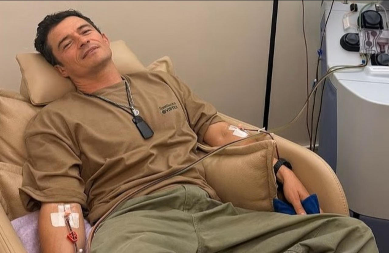 Orlando Bloom has undergone a £10k treatment to remove toxic chemicals from his blood