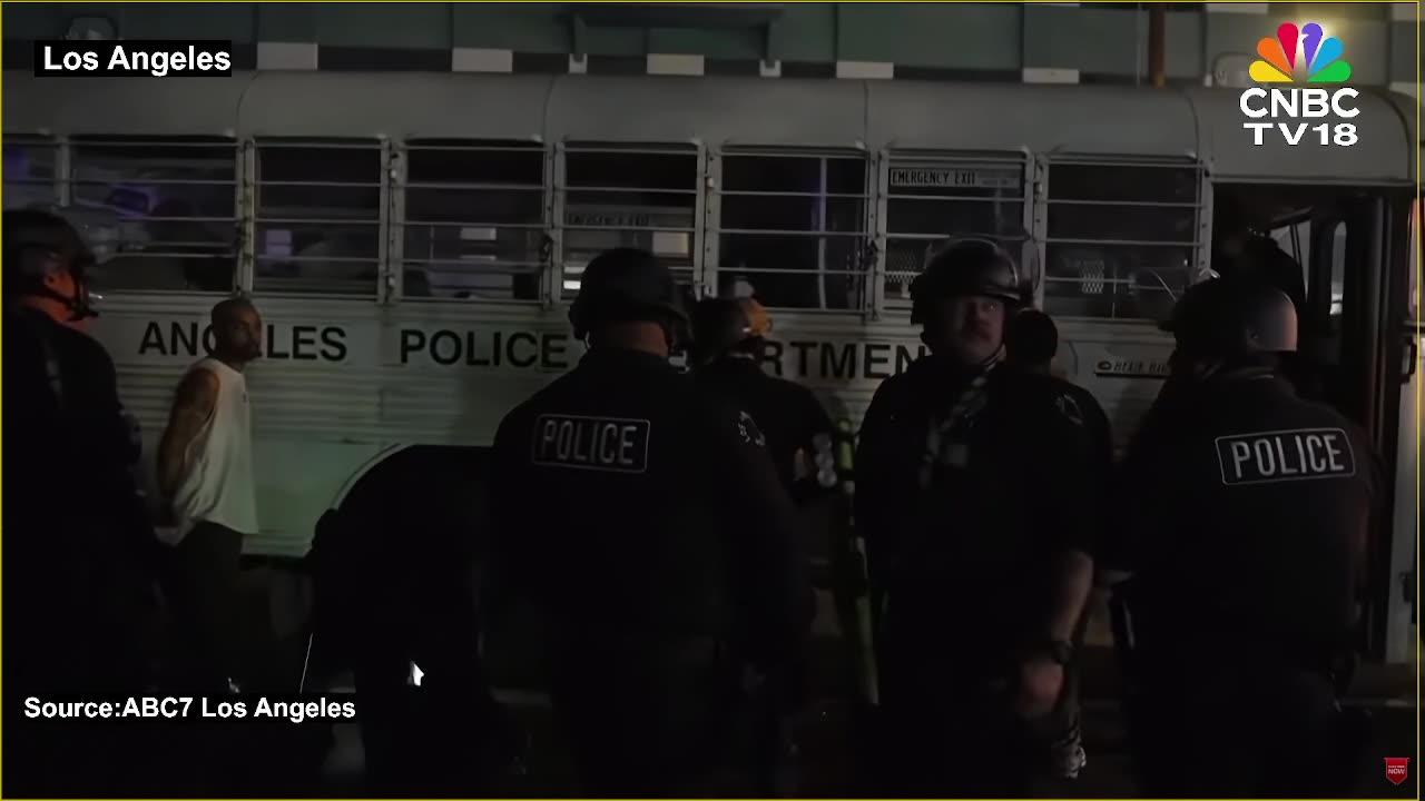 Los Angeles Civil Unrest - Anti-ICE mobs flood streets as chaos unfolds in Los Angeles