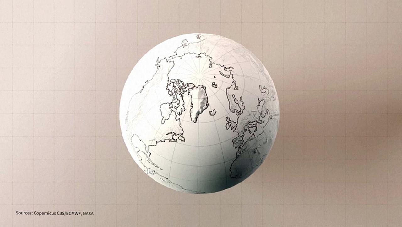 ANIMATED MAP: 40 years of monthly temperature anomalies
