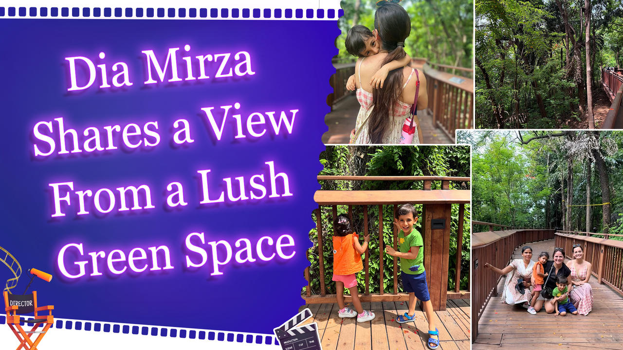 Dia Mirza calls for more biodiversity parks to help children bloom