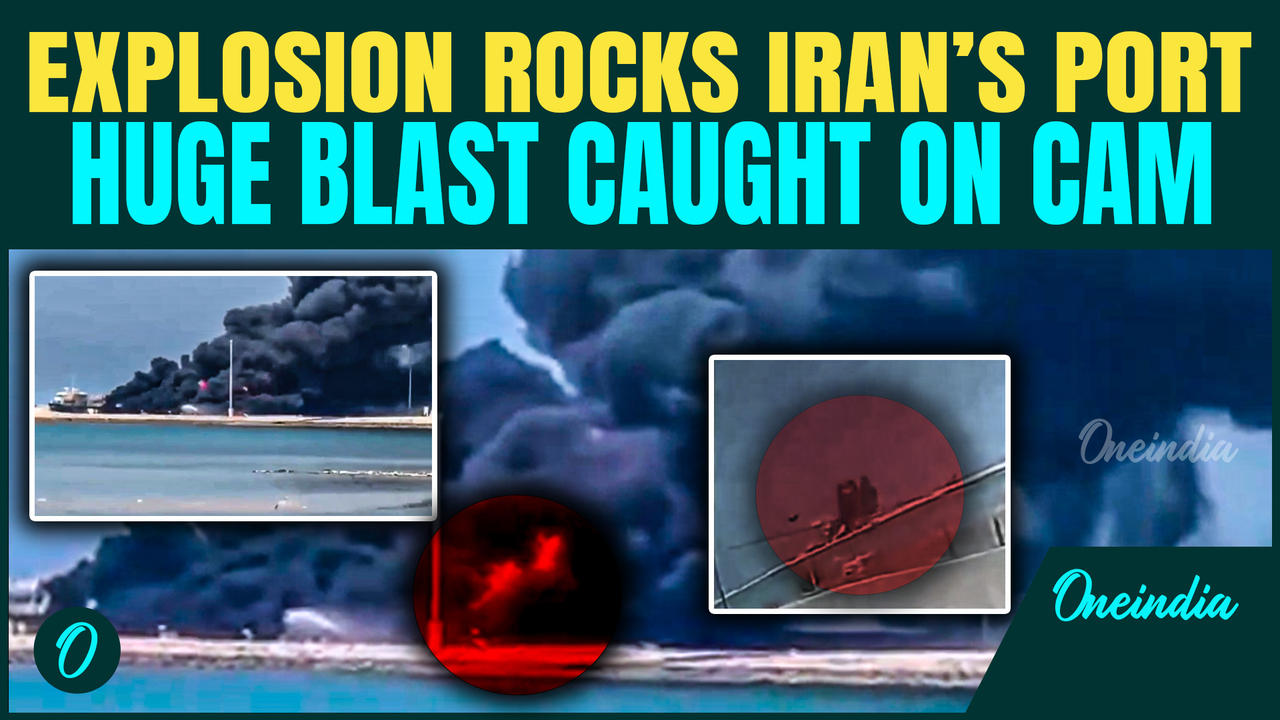 VIDEO: Viral CCTV Captures Massive BLAST at Iran's Southern Port | Fireball Engulfs Bushehr Port