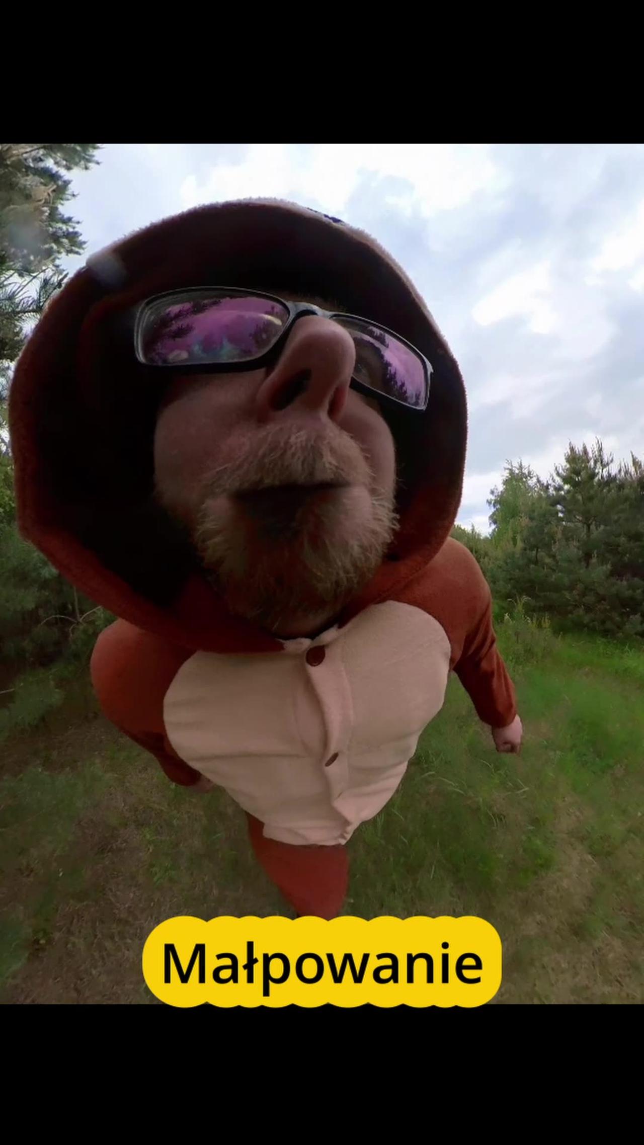 insta360 małpie figle