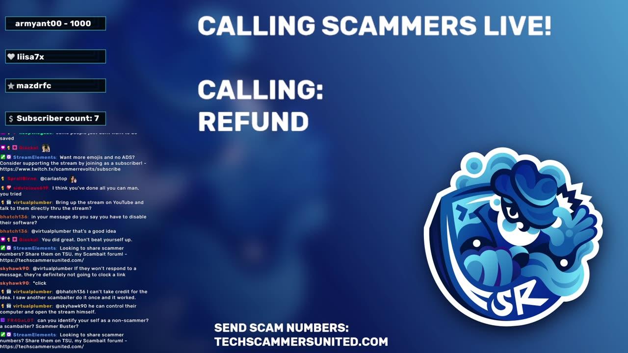 Calling Refund Scammers Live!