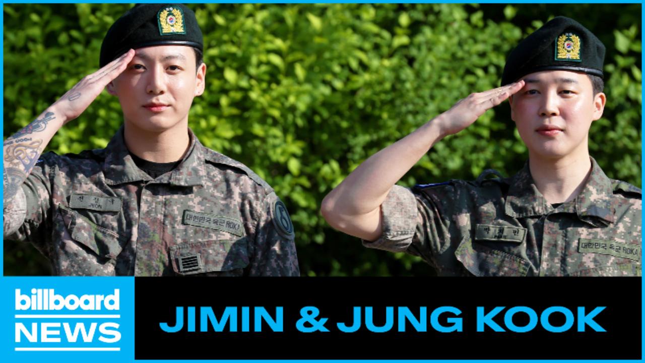 BTS’ Jimin & Jung Kook Complete Military Service & Go On Live After Release | Billboard News