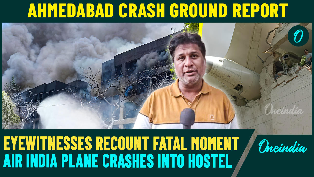Ahmedabad Plane Crash EXCLUSIVE Ground Report: Eyewitnesses Reveal Chilling Details; 240 Dead