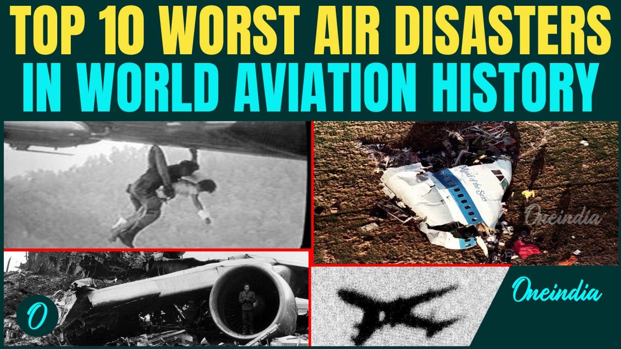 10 DEADLIEST Plane Crashes That Shook World | 3,130 Lives Lost From Since 1979 Till Date