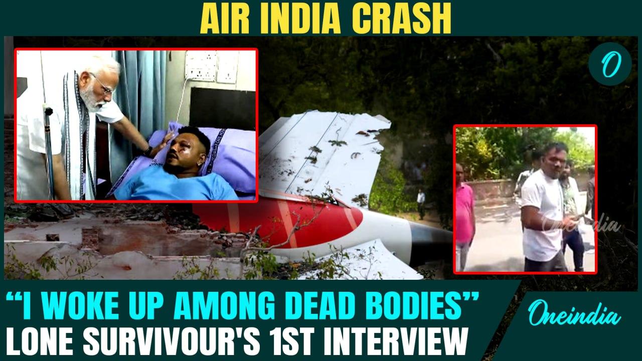 Sole Survivor of Air India Crash Reveals Terrifying Seconds Before Mid-Air Explosion| Full Interview