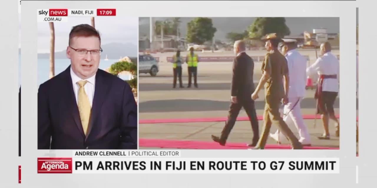 PM Albanese Touches Down in Fiji Ahead of Crucial G7 Summit