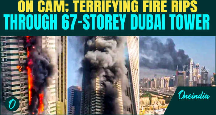 Shocking VIDEO: 67-Storey Dubai Marina Building Catches Fire; Huge Plumes Of Smoke, 3,820 Evacuated