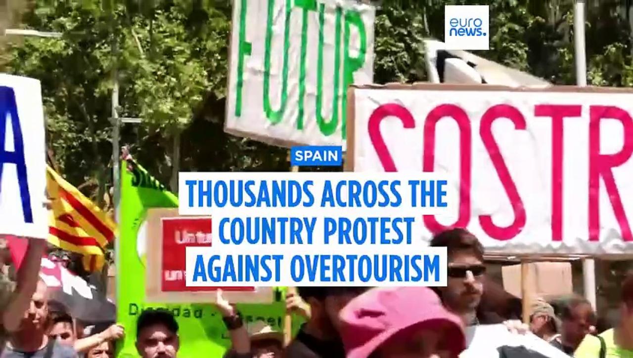 New demonstrations in Spain against overtourism